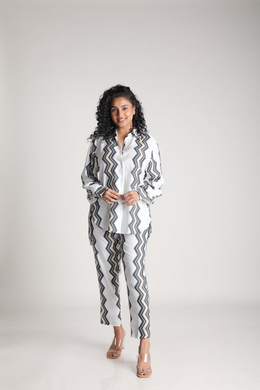 Zig - Zag Co-ord set