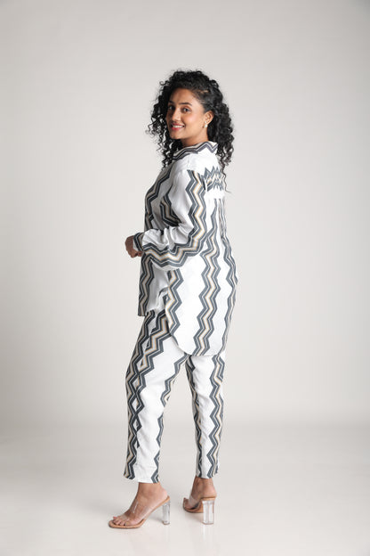 Zig - Zag Co-ord set